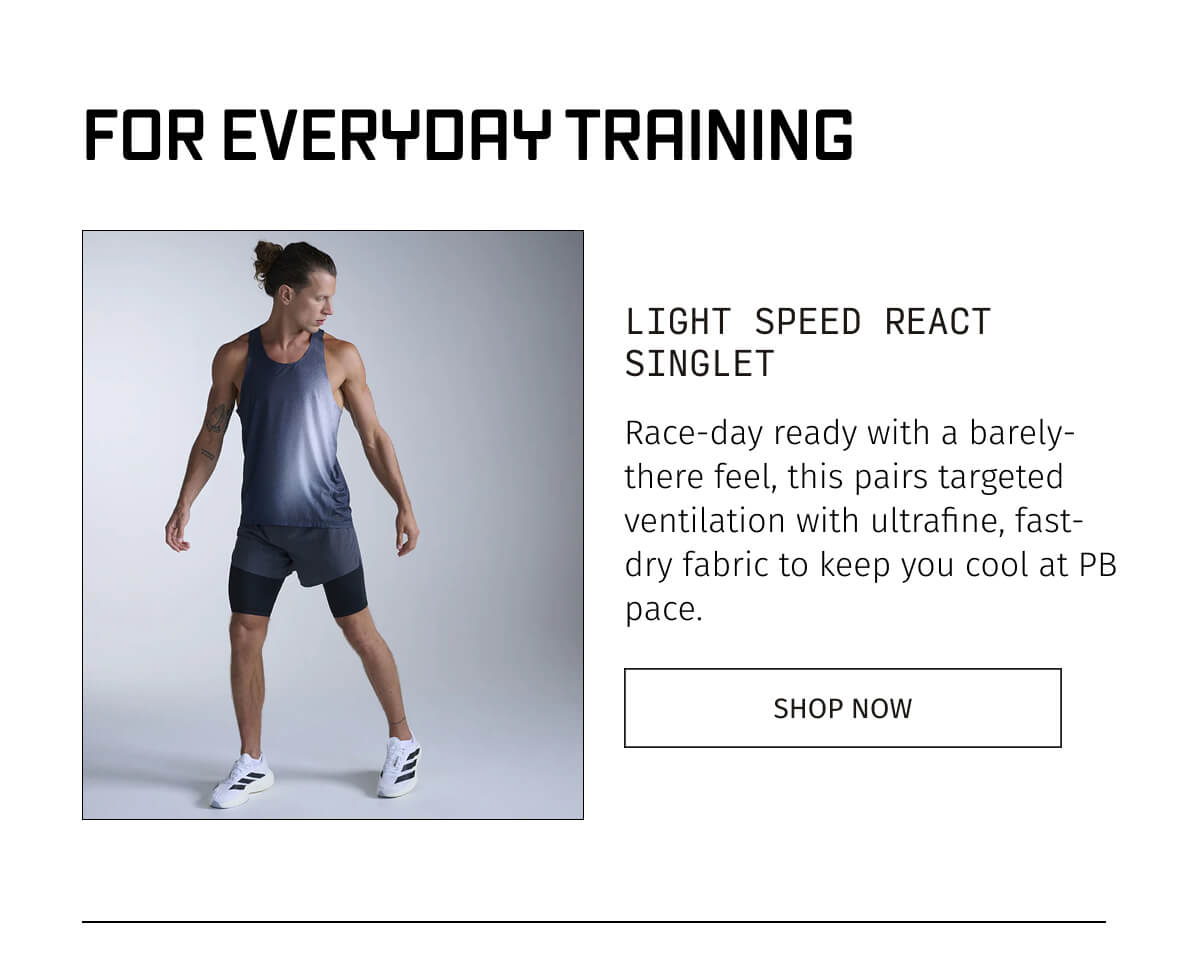 LIGHT SPEED REACT SINGLET | SHOP NOW