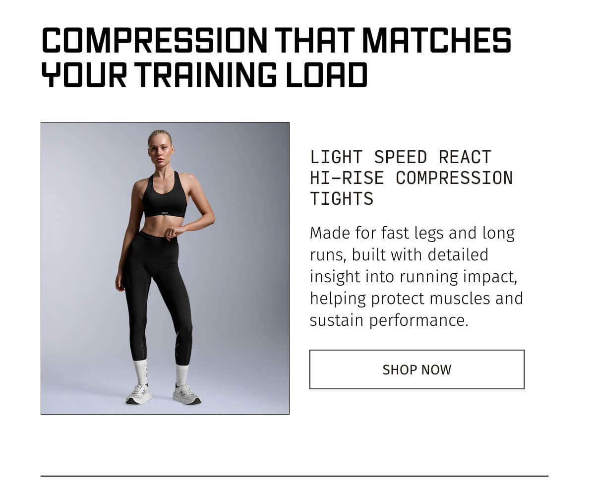 LIGHT SPEED REACT HI-RISE COMPRESSION TIGHTS | SHOP NOW 