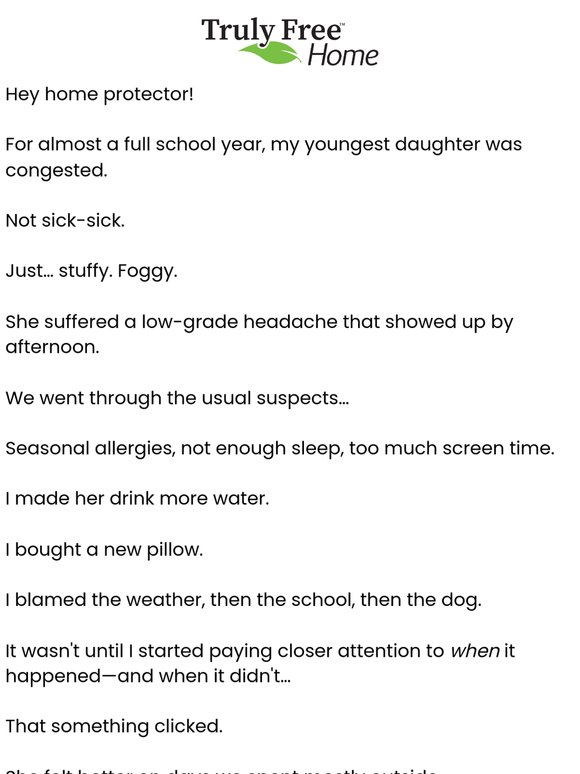 My daughter kept waking up with headaches…
