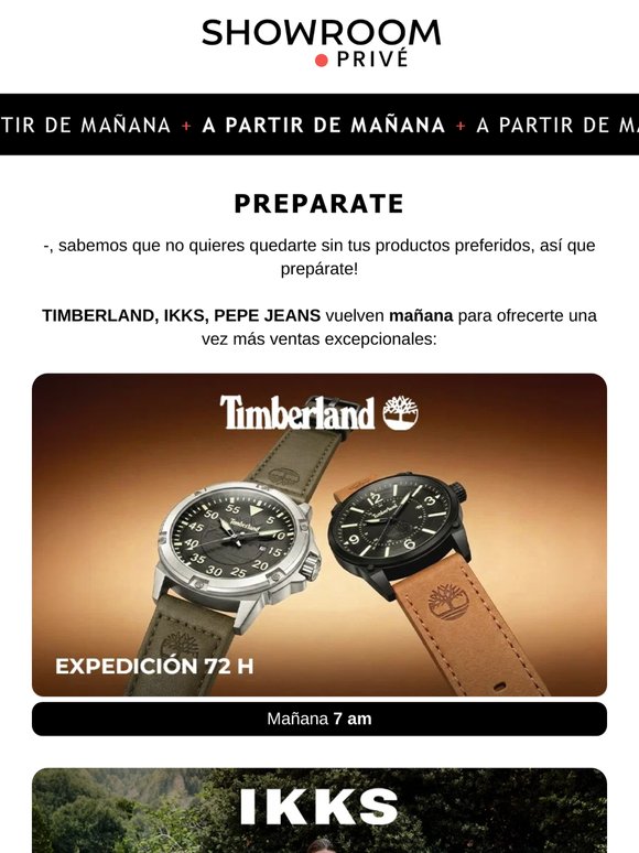 ¿Esperabas noticias de TIMBERLAND, IKKS, PEPE JEANS?
