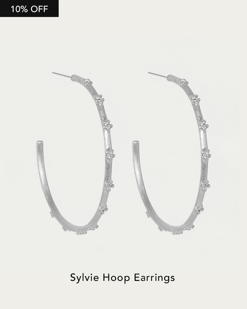 Sylvie Hoop Earrings.