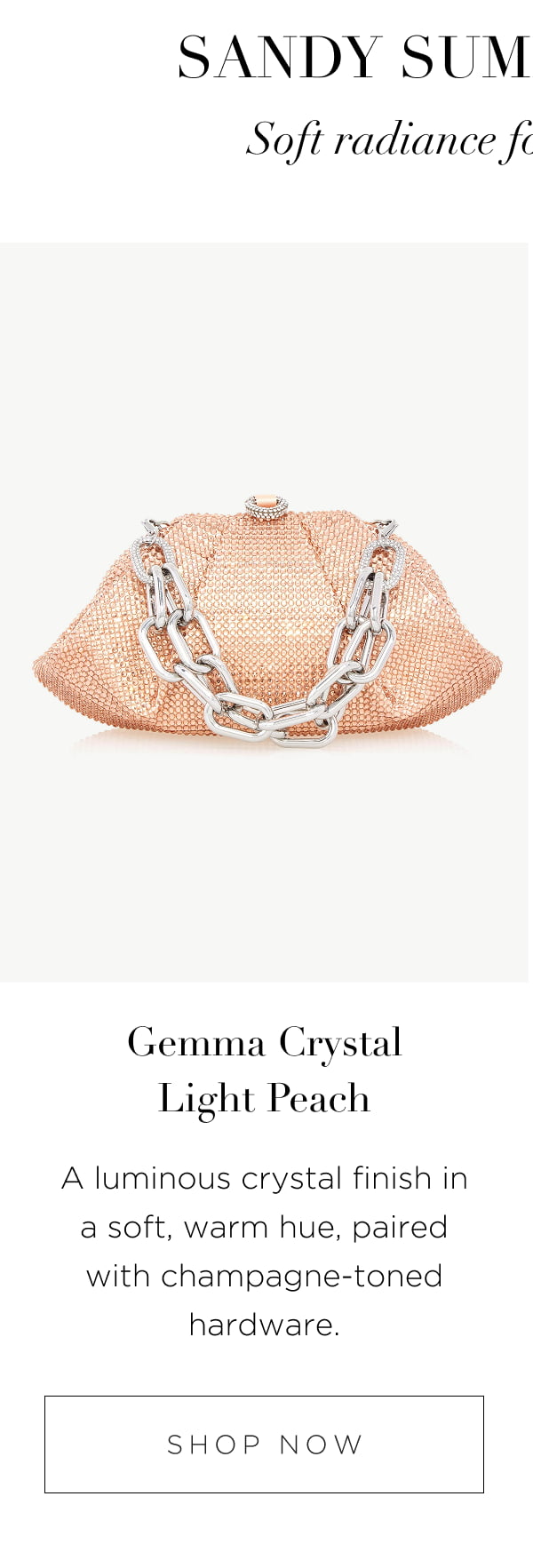 Gemma Crystal Light Peach