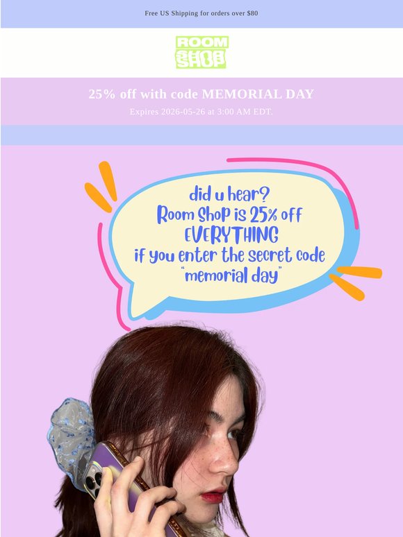 25% off everything!