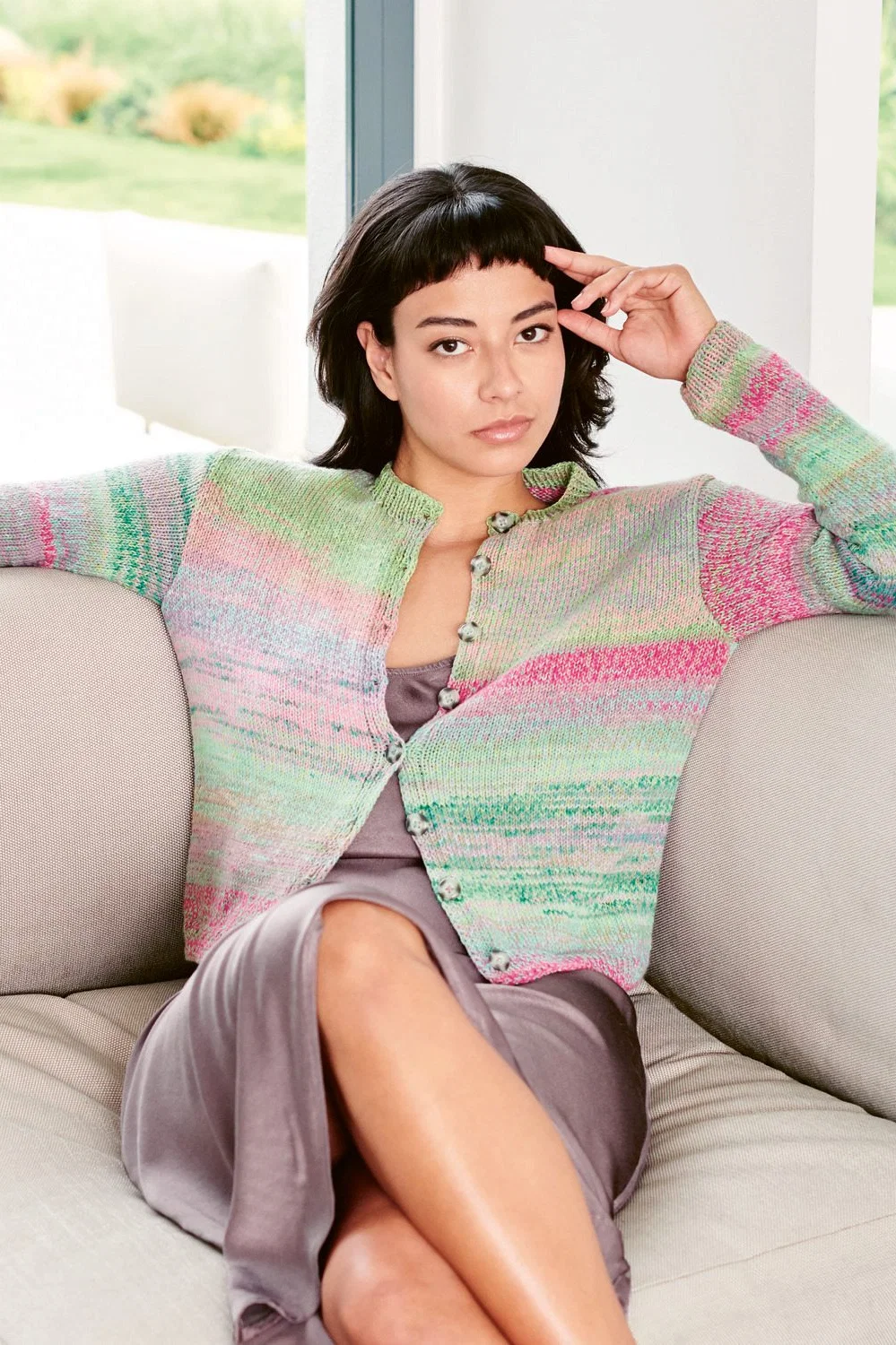 Strickanleitung Jacke Creative Chic-Unique Cotton dk