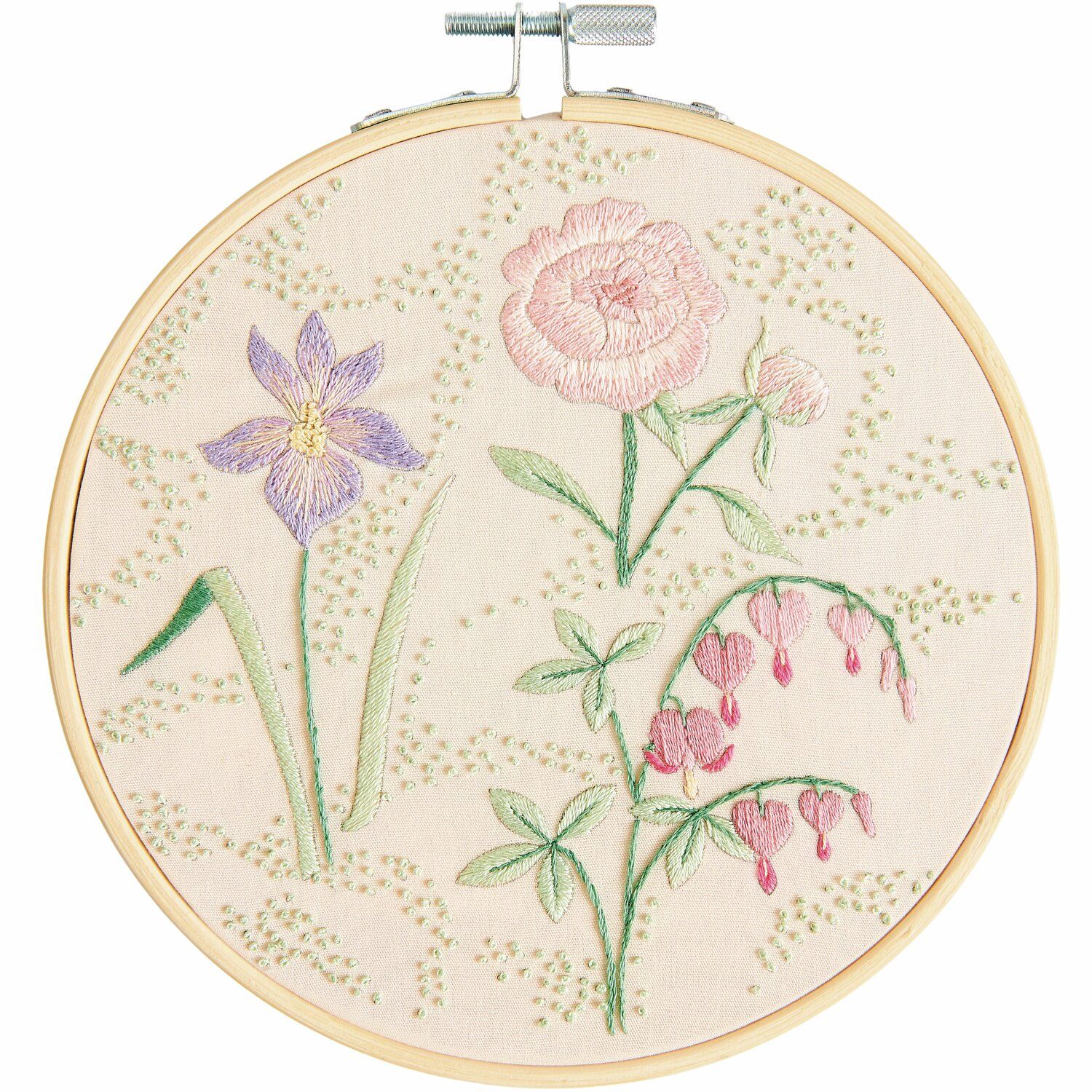 Stickpackung Vorgezeichnet Frühlingsblumen