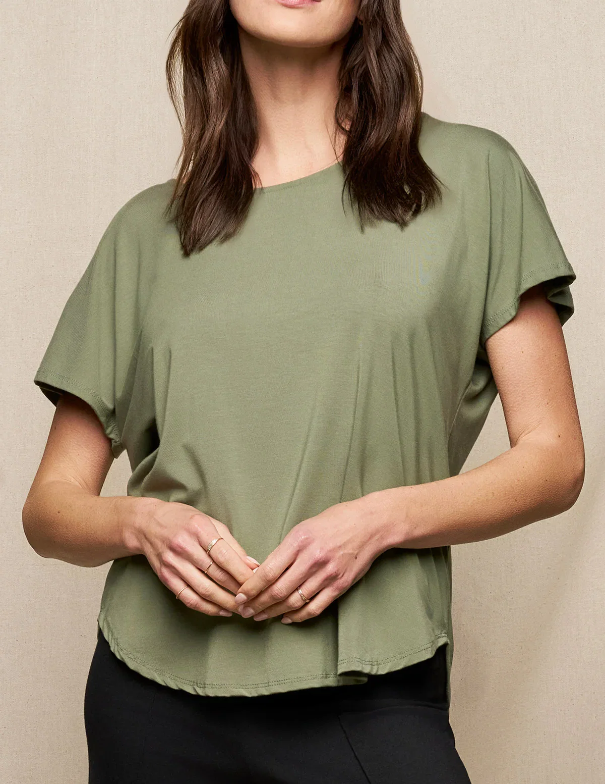 Image of Bamboo Dolman Tee - Sage
