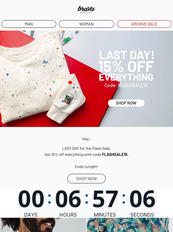 😱LAST DAY: 15% Off Everything