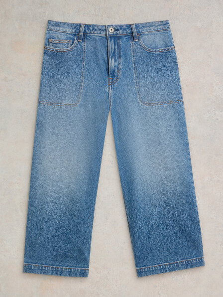 Shop Tia Cropped Wide Leg Jean