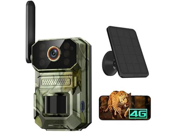 Solar 4G LTE Cellular AI Security Camera