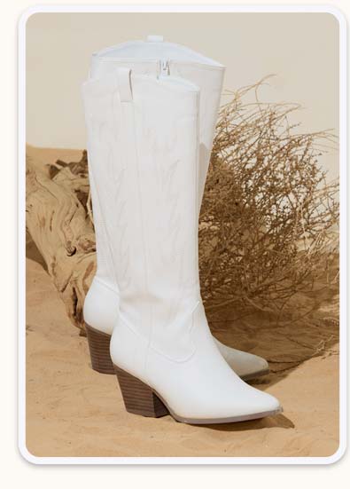 Shop Tall White Western Boots