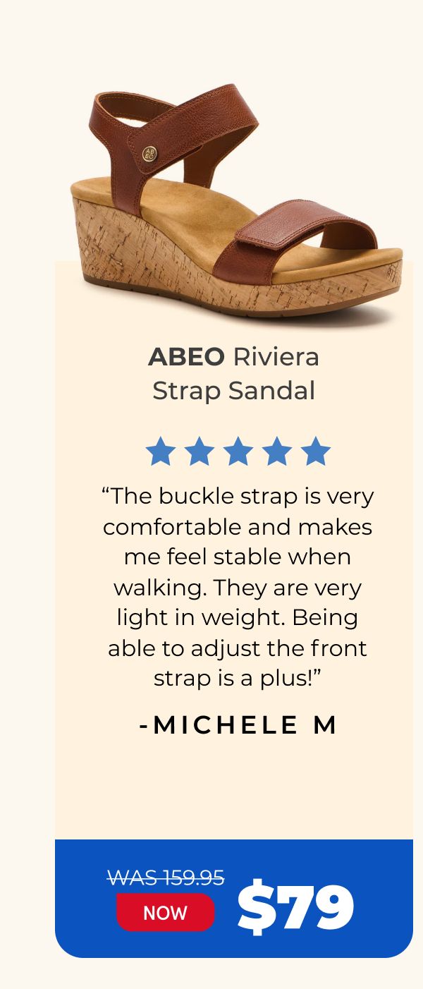ABEO Riviera Strap Sandal