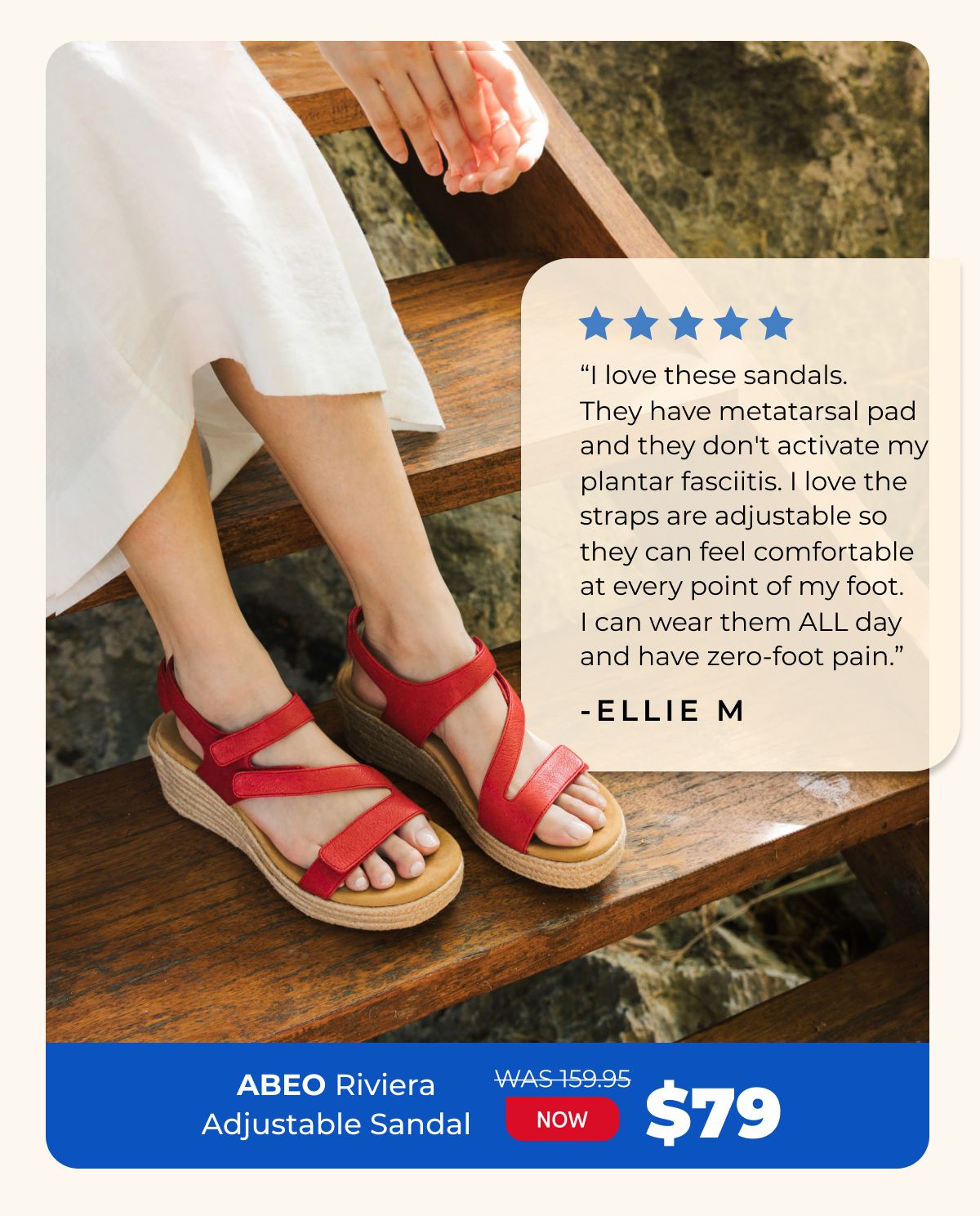 ABEO Riviera Adjustable Sandal