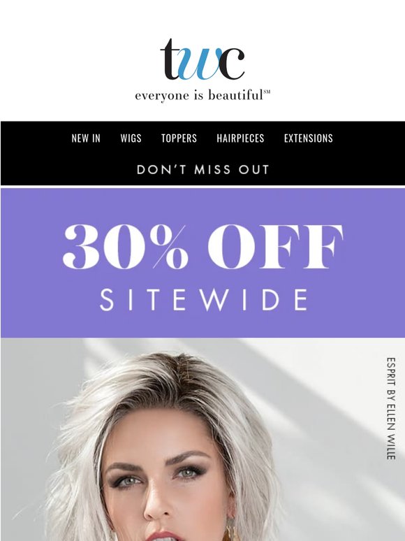 Don’t Miss 30% OFF Sitewide
