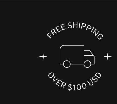 Free Shipping Over $100 USD