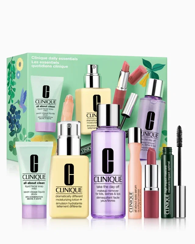 Clinique Daily Essentials Skincare + Makeup Gift Set packshot