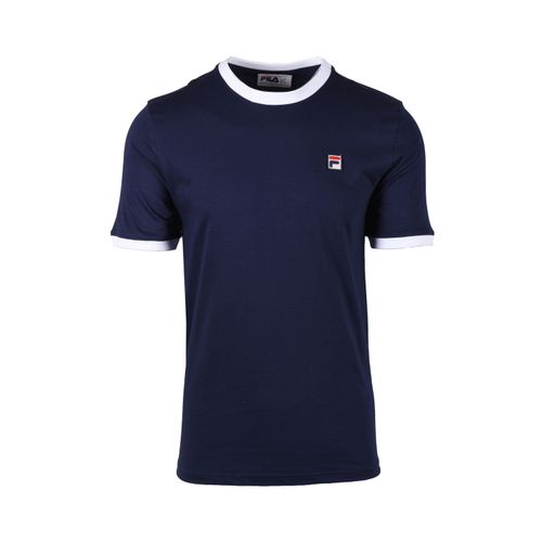 Fila Vintage Marconi Essential Ringer Tee Fila Navy /Gardenia