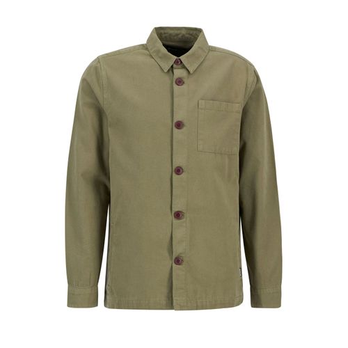 Barbour Washed Overshirt Bleached Olive