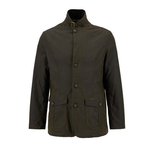 Barbour Lutz Wax Jacket Olive