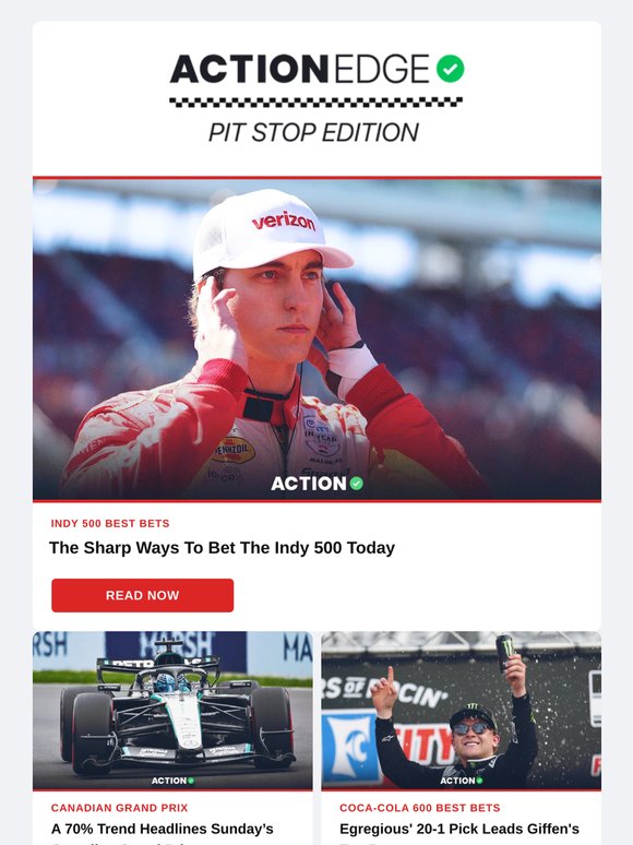 Indy 500 Expert Betting Card (134% ROI Last Year)