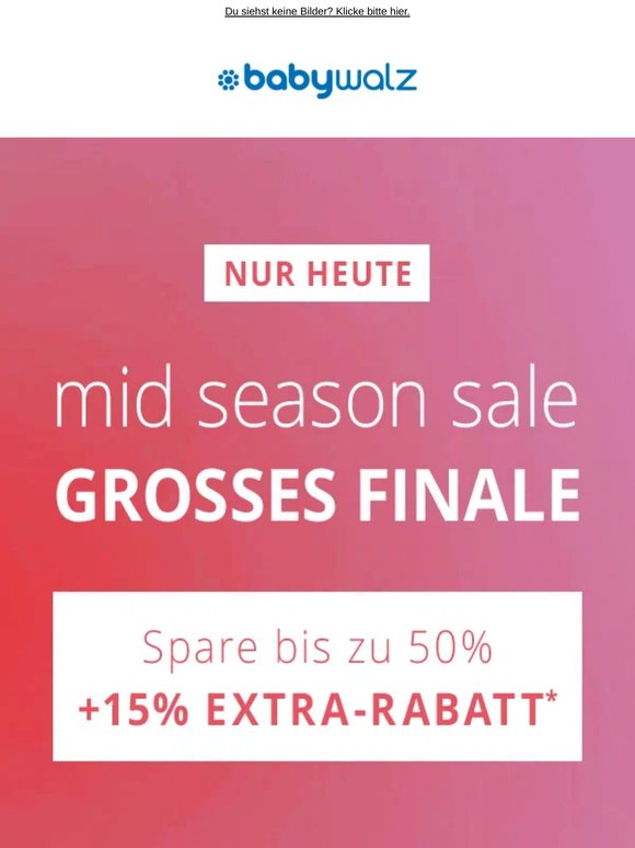 Nur heute: Beste Qualität, bis −50% 💫