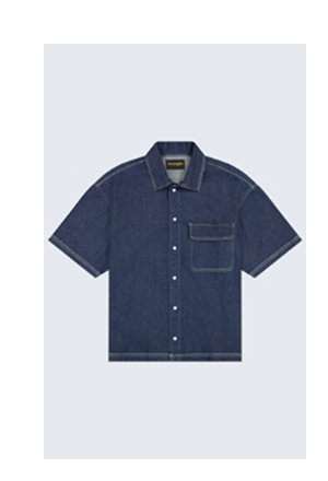 Relaxed Short Sleeve Overshirt
