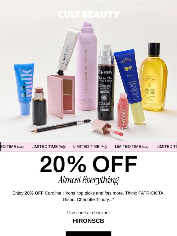 Did someone say 20% OFF?