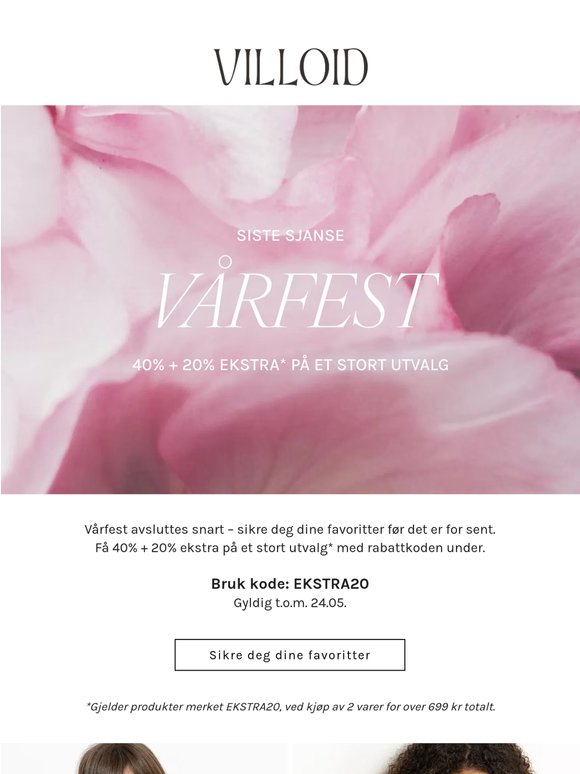 Vårfest: Siste sjanse 🩷