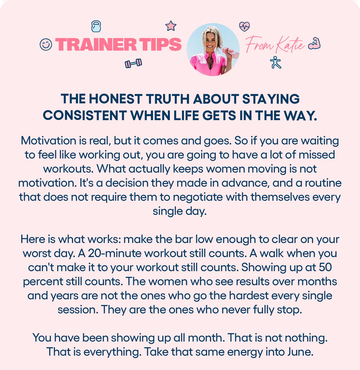 Trainer Tips w/ Katie