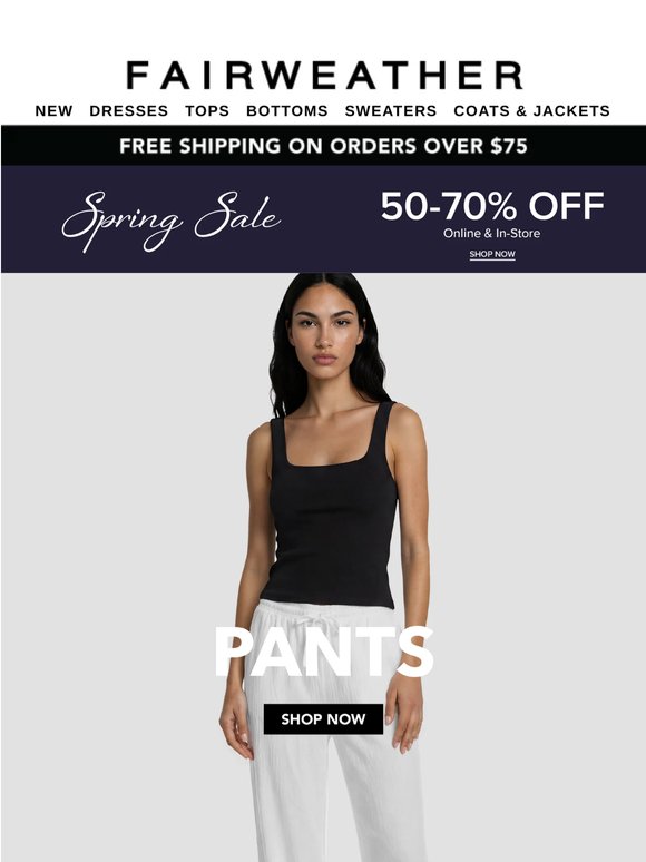 🌻 Spring Pants on Sale