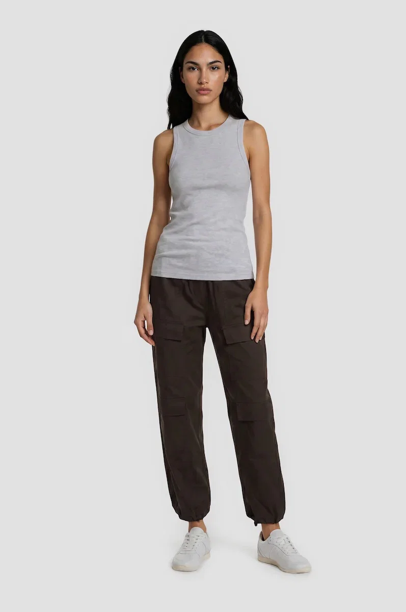 Image of Double Pocket Cargo Pants - Brown