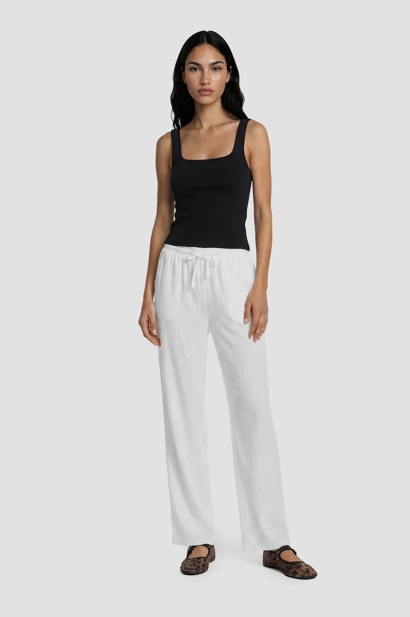 Image of Airflow Straight Pants - White