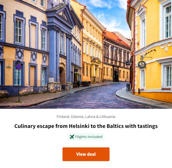 Culinary escape from Helsinki to the Baltics with tastings