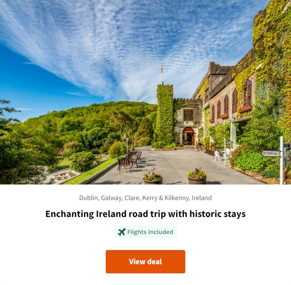 Enchanting Ireland road trip with historic stays
