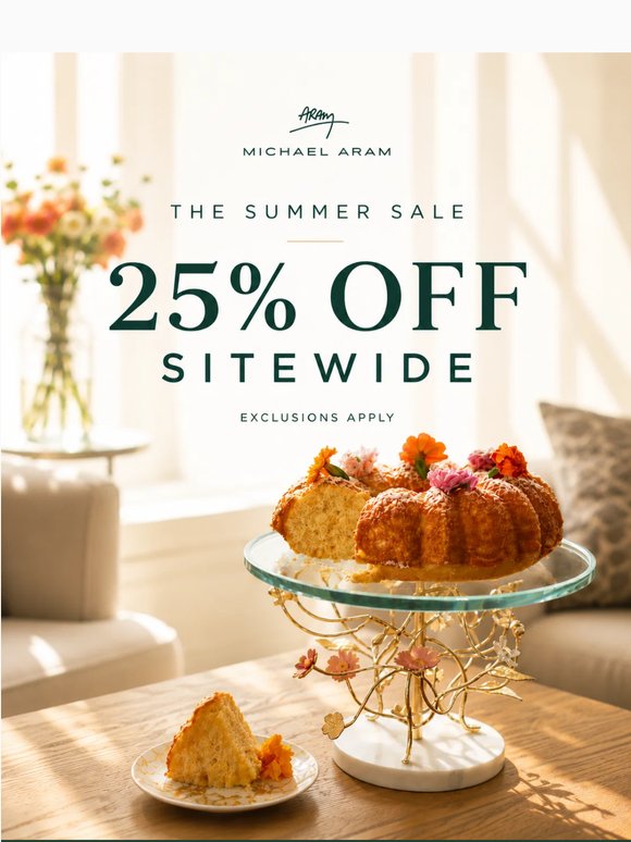 25% Off Home Décor and more!