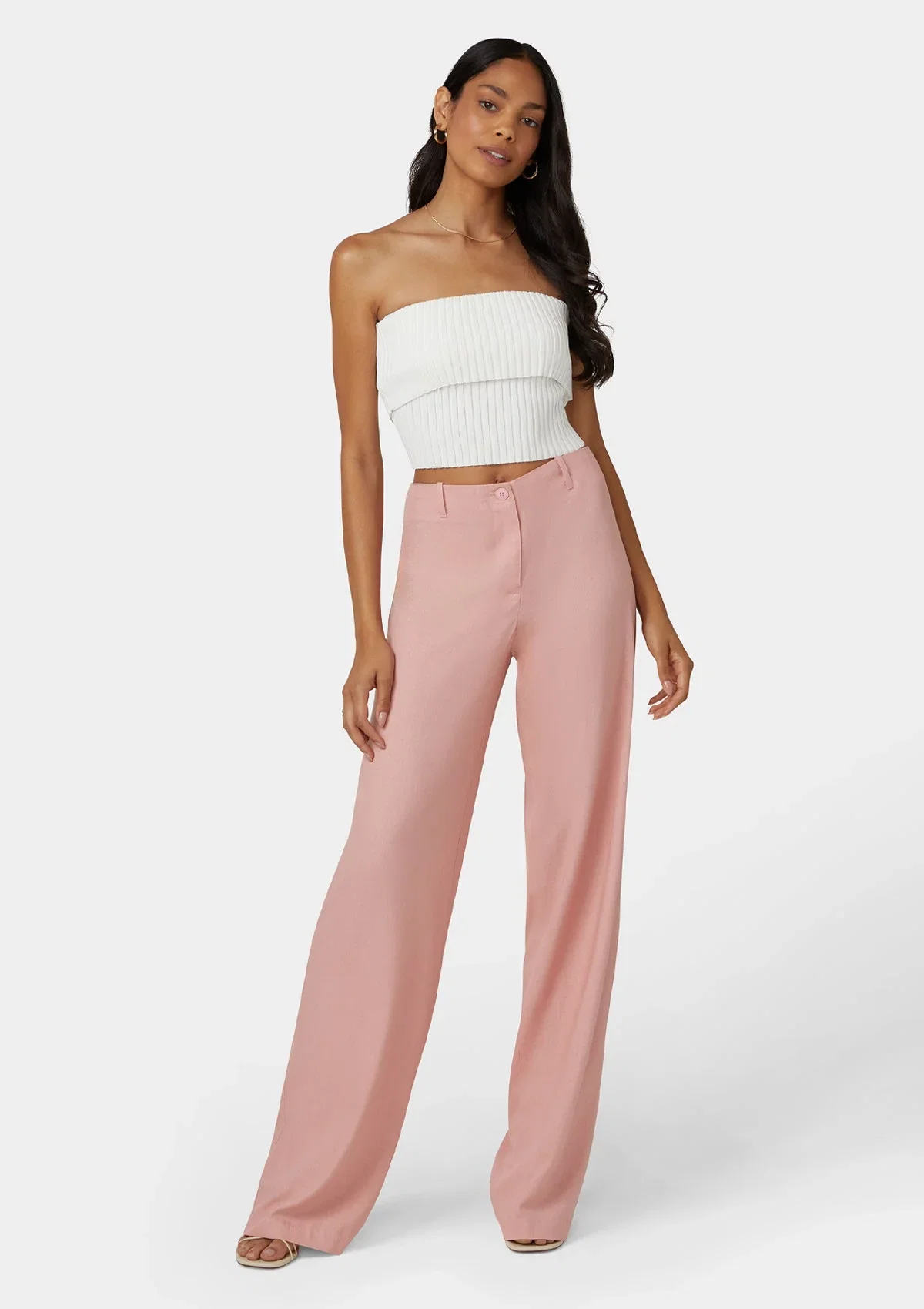 Image of Tall Auburn Linen Pants