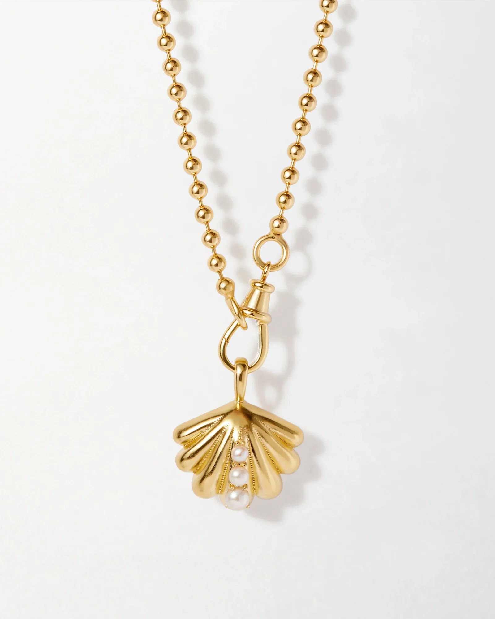 Image of Ocean Shell Globe Necklace