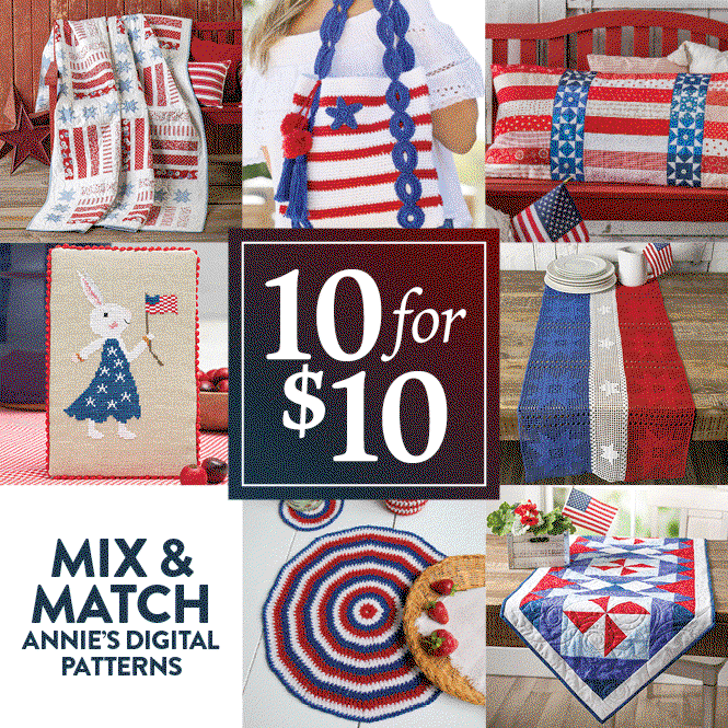 10 for $10: Mix & Match Annie's Digital Patterns