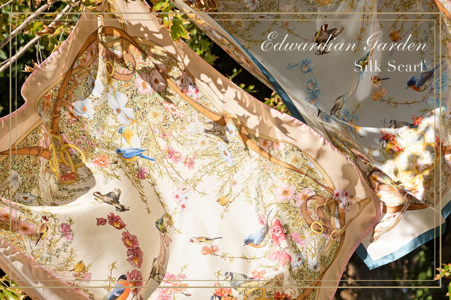 edwardian silk scarf