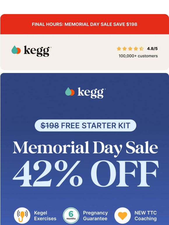 Final Hours: Our Memorial Day Sale ends TONIGHT 🏃‍♂️