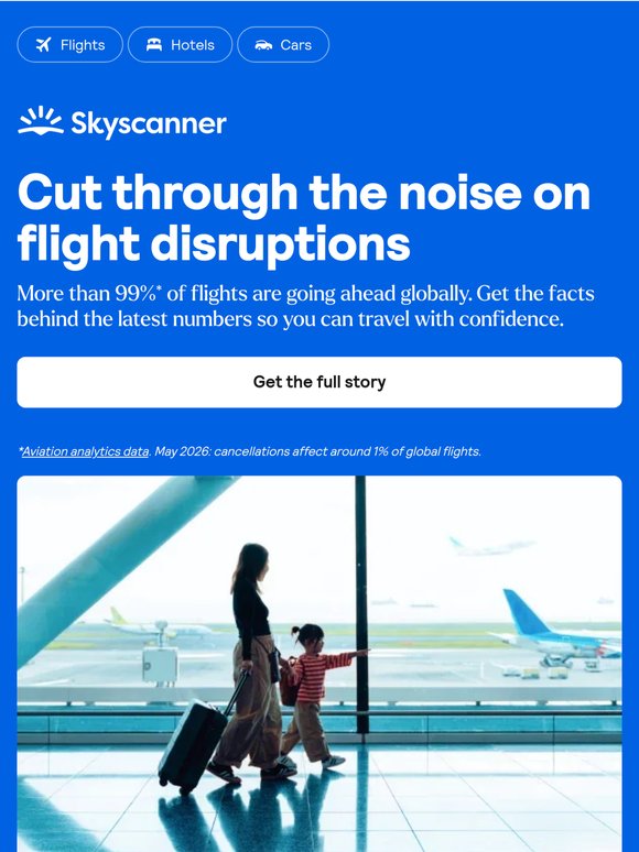 Get the facts behind the latest travel disruption numbers.