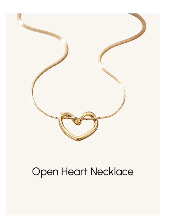 Open Hear Necklace