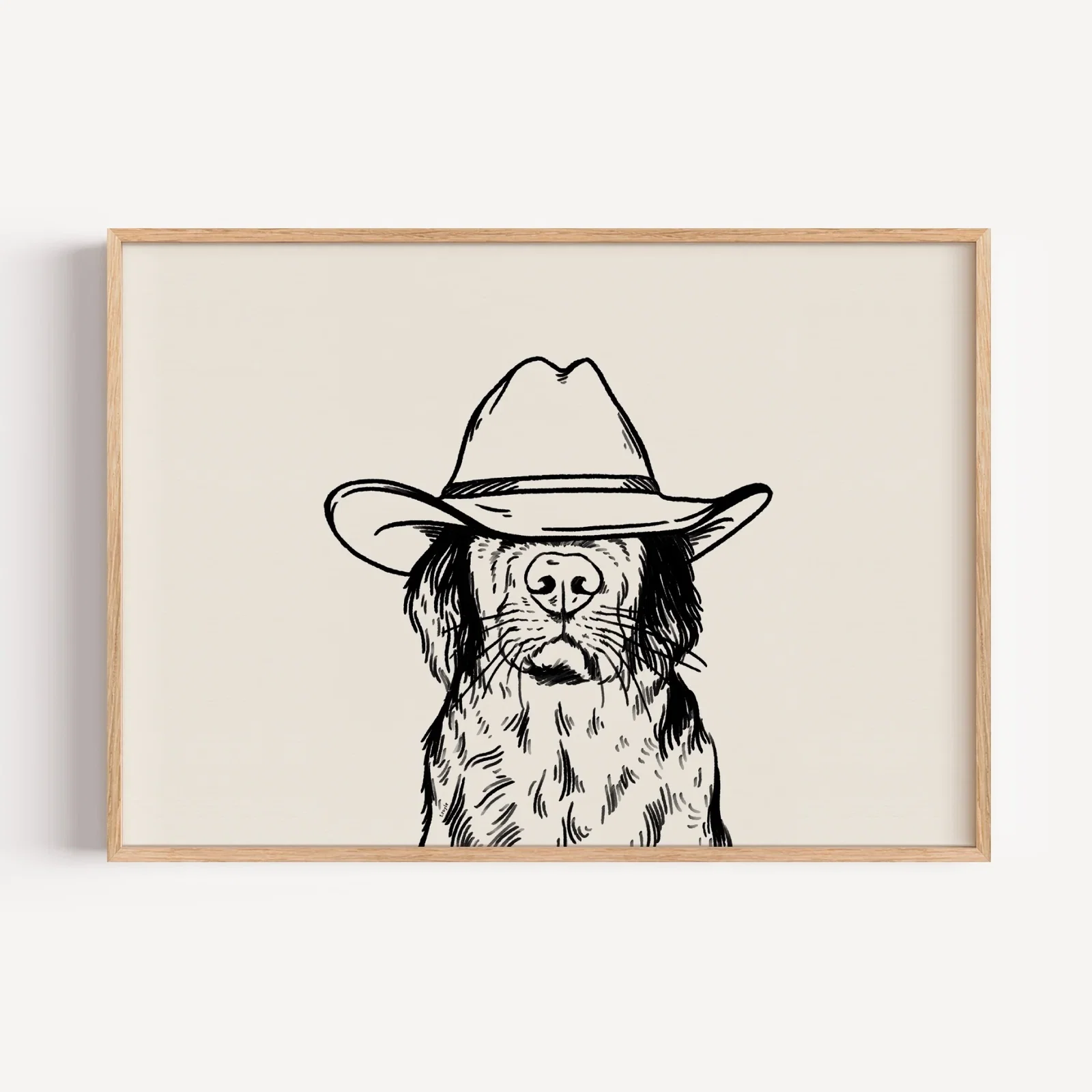 Image of Black Cowboy Dog by Tara Royle