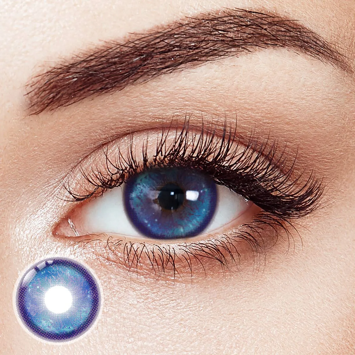 Thermo Aura Blue Prescription Yearly Contact Lenses | 2 Pcs