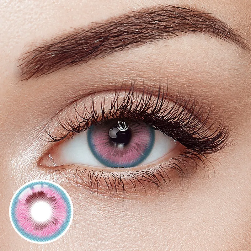 Wing Pink Prescription Yearly Contact Lenses