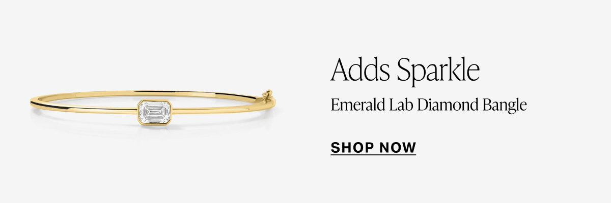 Emerald Lab Diamond Bangle