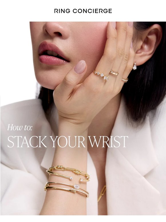 How to: Stack bangles & bracelets
