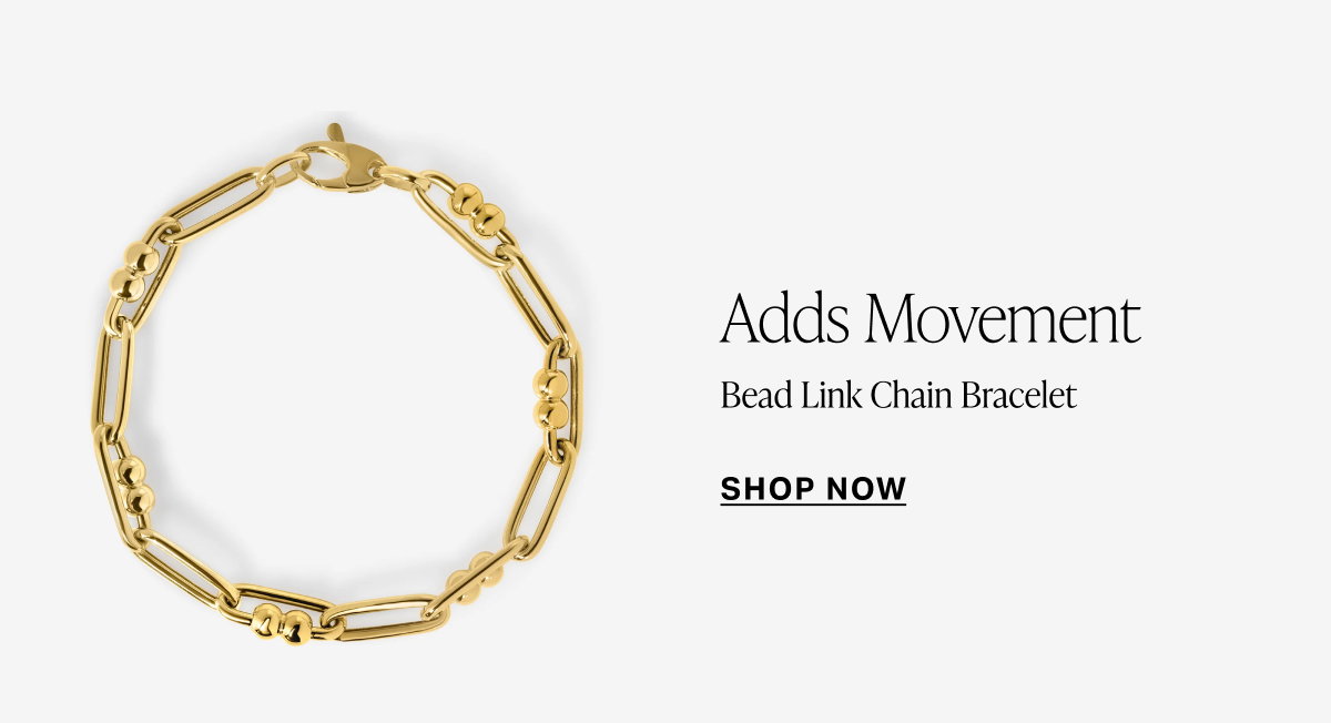 Bead Link Chain Bracelet