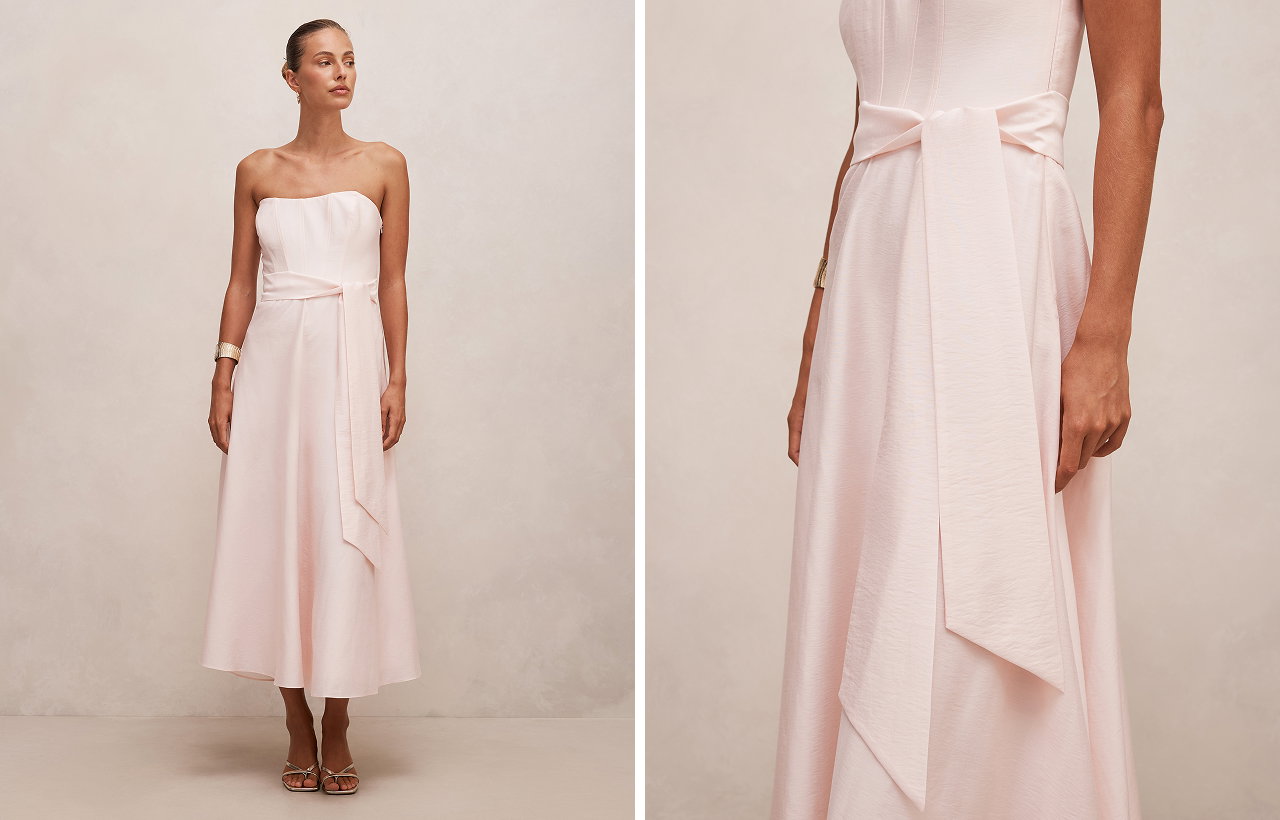 Daniella Strapless Midi