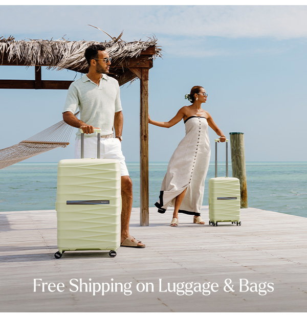 FREE SHIPPING ON LUGGAGE & BAGS