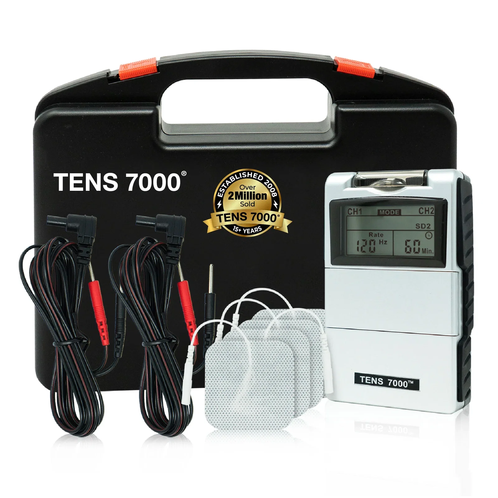 Image of TENS 7000 2nd Edition Digital TENS Unit Kit With Accessories